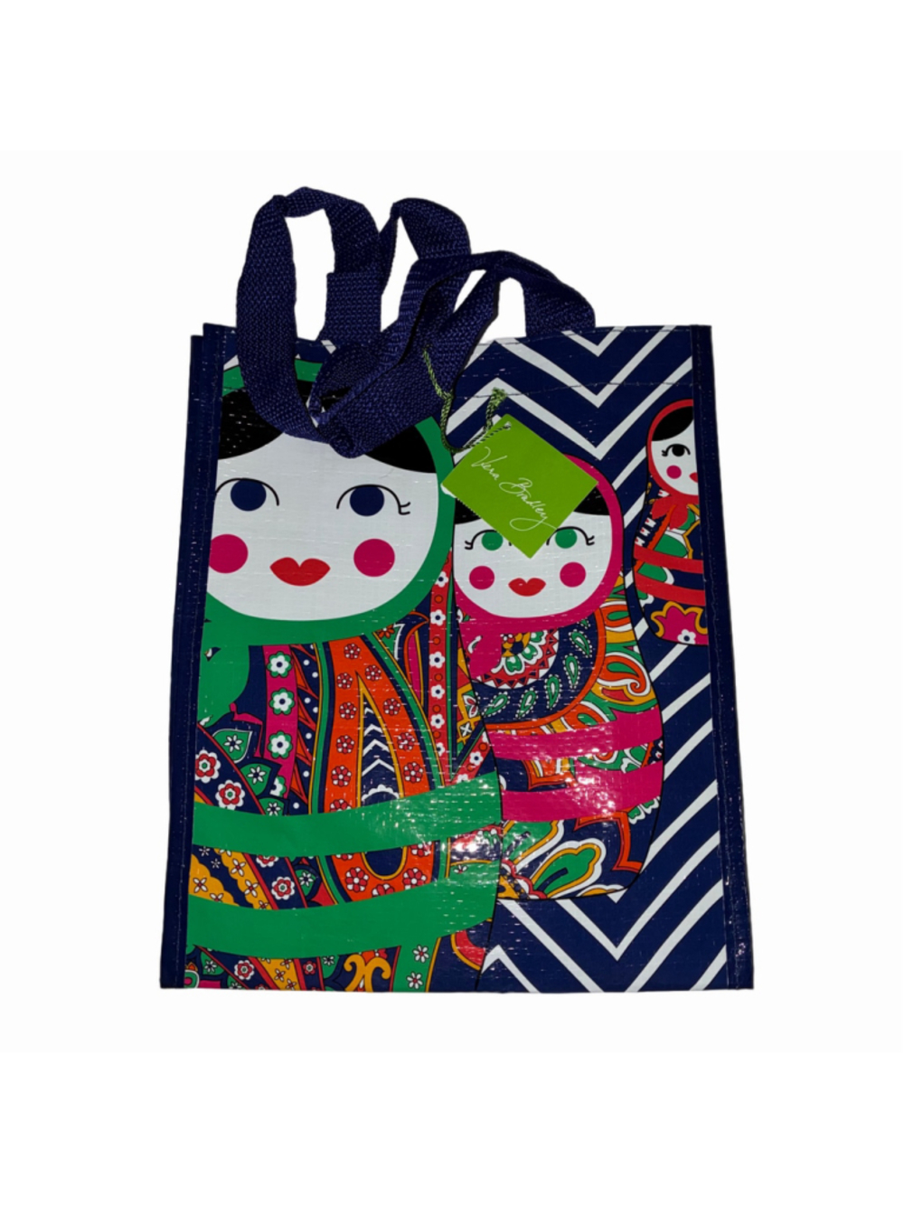 Women's Vera Bradley Small Market Tote Bag 12” Multi-color Nesting Dolls NWT